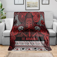 Aotearoa Iwi Te Arawa Blanket Maori Wharenui House Tribal Pattern LT9 - Polynesian Pride