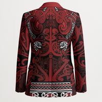 Aotearoa Iwi Te Arawa Blazer Maori Wharenui House Tribal Pattern LT9 - Polynesian Pride