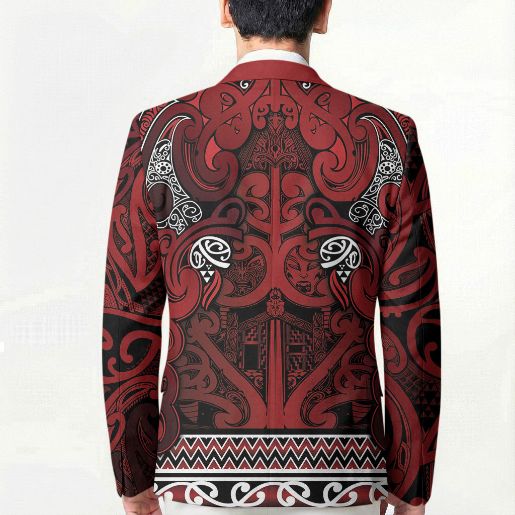 Aotearoa Iwi Te Arawa Blazer Maori Wharenui House Tribal Pattern LT9 - Polynesian Pride