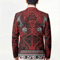 Aotearoa Iwi Te Arawa Blazer Maori Wharenui House Tribal Pattern LT9 - Polynesian Pride