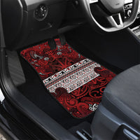 Aotearoa Iwi Te Arawa Car Mats Maori Wharenui House Tribal Pattern LT9 - Polynesian Pride