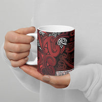 Aotearoa Iwi Te Arawa Ceramic Mug Maori Wharenui House Tribal Pattern LT9 - Polynesian Pride