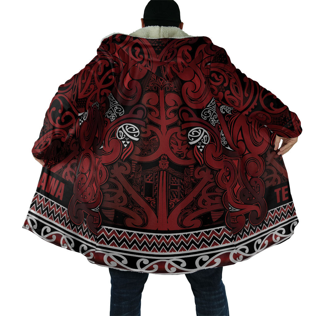 Aotearoa Iwi Te Arawa Cloak Maori Wharenui House Tribal Pattern LT9 - Polynesian Pride