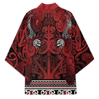 Aotearoa Iwi Te Arawa Kimono Maori Wharenui House Tribal Pattern LT9 - Polynesian Pride
