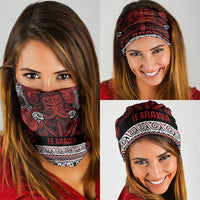 Aotearoa Iwi Te Arawa Neck Gaiter Maori Wharenui House Tribal Pattern LT9 - Polynesian Pride
