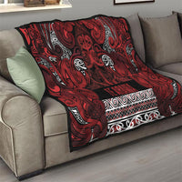 Aotearoa Iwi Te Arawa Quilt Maori Wharenui House Tribal Pattern LT9 - Polynesian Pride