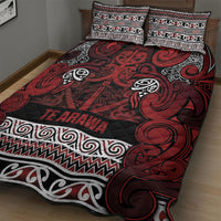 Aotearoa Iwi Te Arawa Quilt Bed Set Maori Wharenui House Tribal Pattern LT9 - Polynesian Pride