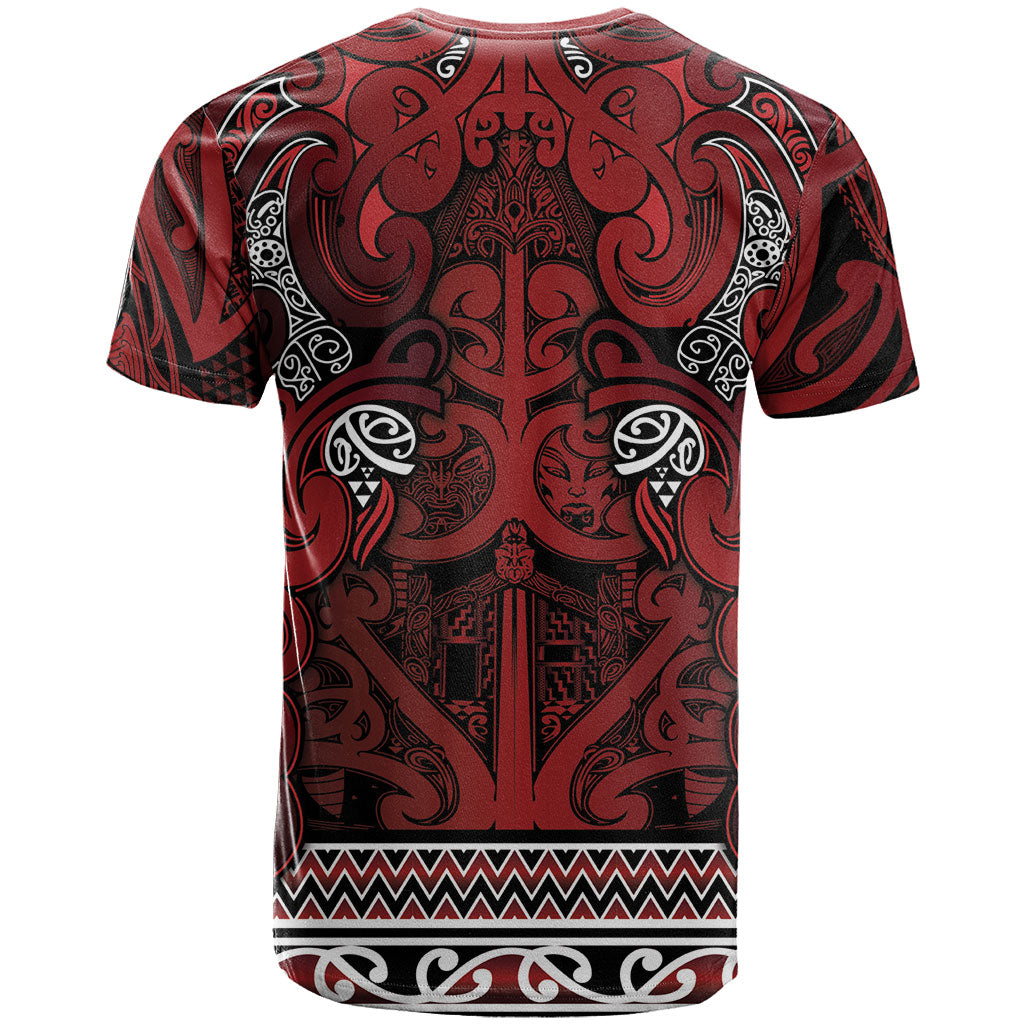 Aotearoa Iwi Te Arawa T Shirt Maori Wharenui House Tribal Pattern LT9 - Polynesian Pride