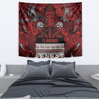 Aotearoa Iwi Te Arawa Tapestry Maori Wharenui House Tribal Pattern LT9 - Polynesian Pride