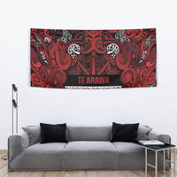 Aotearoa Iwi Te Arawa Tapestry Maori Wharenui House Tribal Pattern LT9 - Polynesian Pride