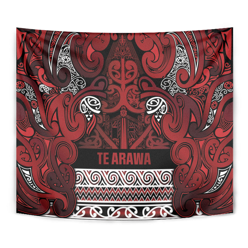 Aotearoa Iwi Te Arawa Tapestry Maori Wharenui House Tribal Pattern LT9 - Polynesian Pride