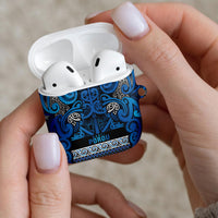 Aotearoa Iwi Ngati Porou AirPods Case Maori Wharenui House Tribal Pattern LT9 - Polynesian Pride