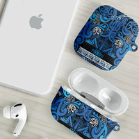 Aotearoa Iwi Ngati Porou AirPods Case Maori Wharenui House Tribal Pattern LT9 - Polynesian Pride