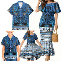 Aotearoa Iwi Ngati Porou Family Matching Mermaid Dress and Hawaiian Shirt Maori Wharenui House Tribal Pattern LT9 - Polynesian Pride