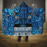 Aotearoa Iwi Ngati Porou Hooded Blanket Maori Wharenui House Tribal Pattern LT9 - Polynesian Pride