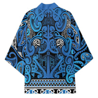 Aotearoa Iwi Ngati Porou Kimono Maori Wharenui House Tribal Pattern LT9 - Polynesian Pride