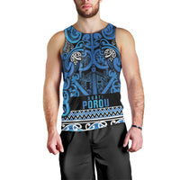 Aotearoa Iwi Ngati Porou Men Tank Top Maori Wharenui House Tribal Pattern LT9 - Polynesian Pride