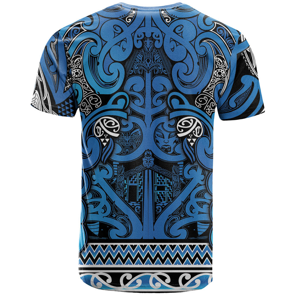 Aotearoa Iwi Ngati Porou T Shirt Maori Wharenui House Tribal Pattern LT9 - Polynesian Pride