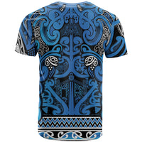 Aotearoa Iwi Ngati Porou T Shirt Maori Wharenui House Tribal Pattern LT9 - Polynesian Pride