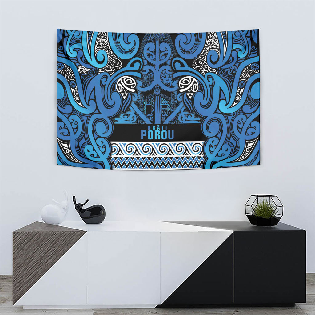 Aotearoa Iwi Ngati Porou Tapestry Maori Wharenui House Tribal Pattern LT9 - Polynesian Pride