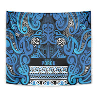 Aotearoa Iwi Ngati Porou Tapestry Maori Wharenui House Tribal Pattern LT9 - Polynesian Pride