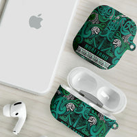 Aotearoa Iwi Ngai Tahu AirPods Case Maori Wharenui House Tribal Pattern LT9 - Polynesian Pride