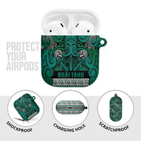 Aotearoa Iwi Ngai Tahu AirPods Case Maori Wharenui House Tribal Pattern LT9 - Polynesian Pride