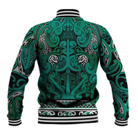 Aotearoa Iwi Ngai Tahu Baseball Jacket Maori Wharenui House Tribal Pattern LT9 - Polynesian Pride