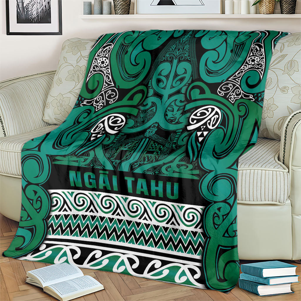 Aotearoa Iwi Ngai Tahu Blanket Maori Wharenui House Tribal Pattern LT9 - Polynesian Pride