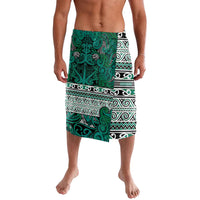 Aotearoa Iwi Ngai Tahu Lavalava Maori Wharenui House Tribal Pattern LT9 Turquoise - Polynesian Pride