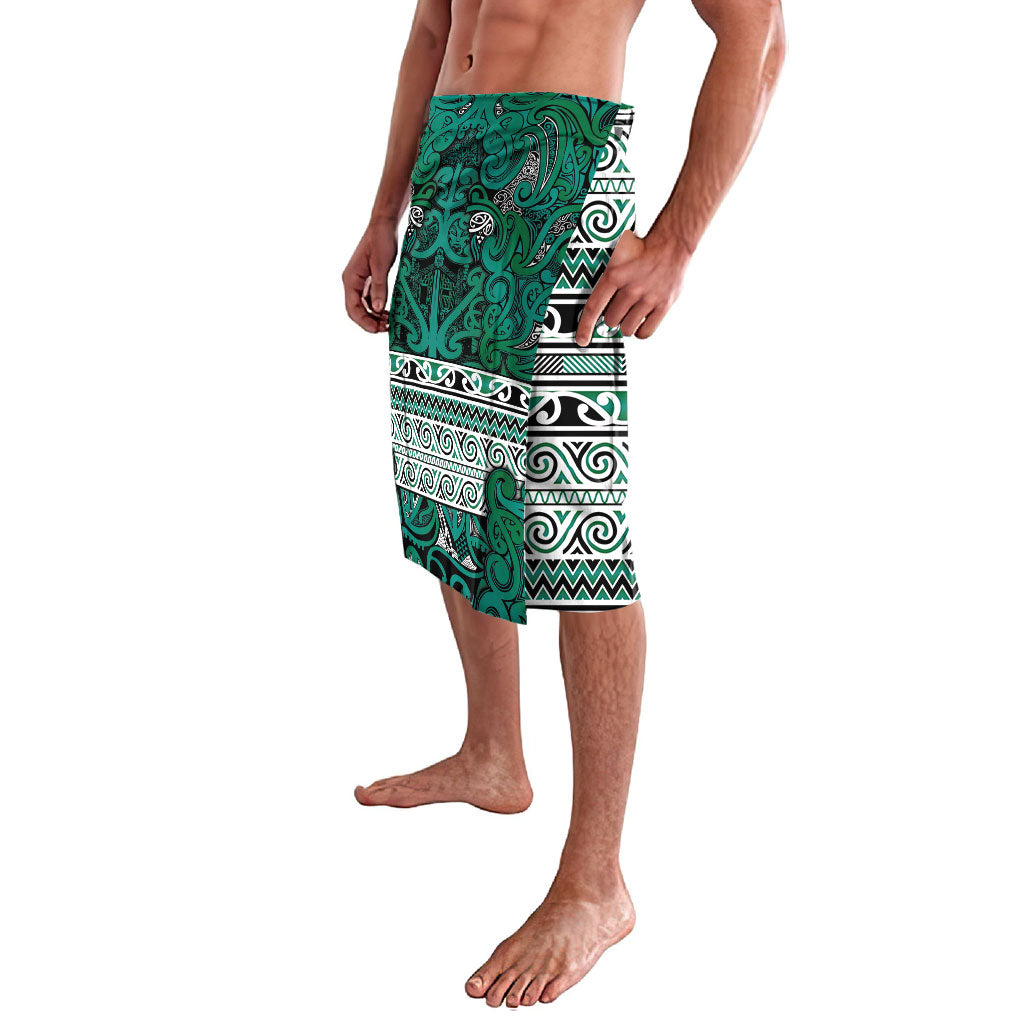 Aotearoa Iwi Ngai Tahu Lavalava Maori Wharenui House Tribal Pattern LT9 - Polynesian Pride