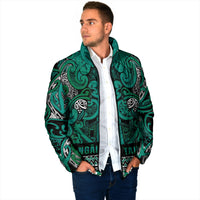 Aotearoa Iwi Ngai Tahu Padded Jacket Maori Wharenui House Tribal Pattern LT9 - Polynesian Pride