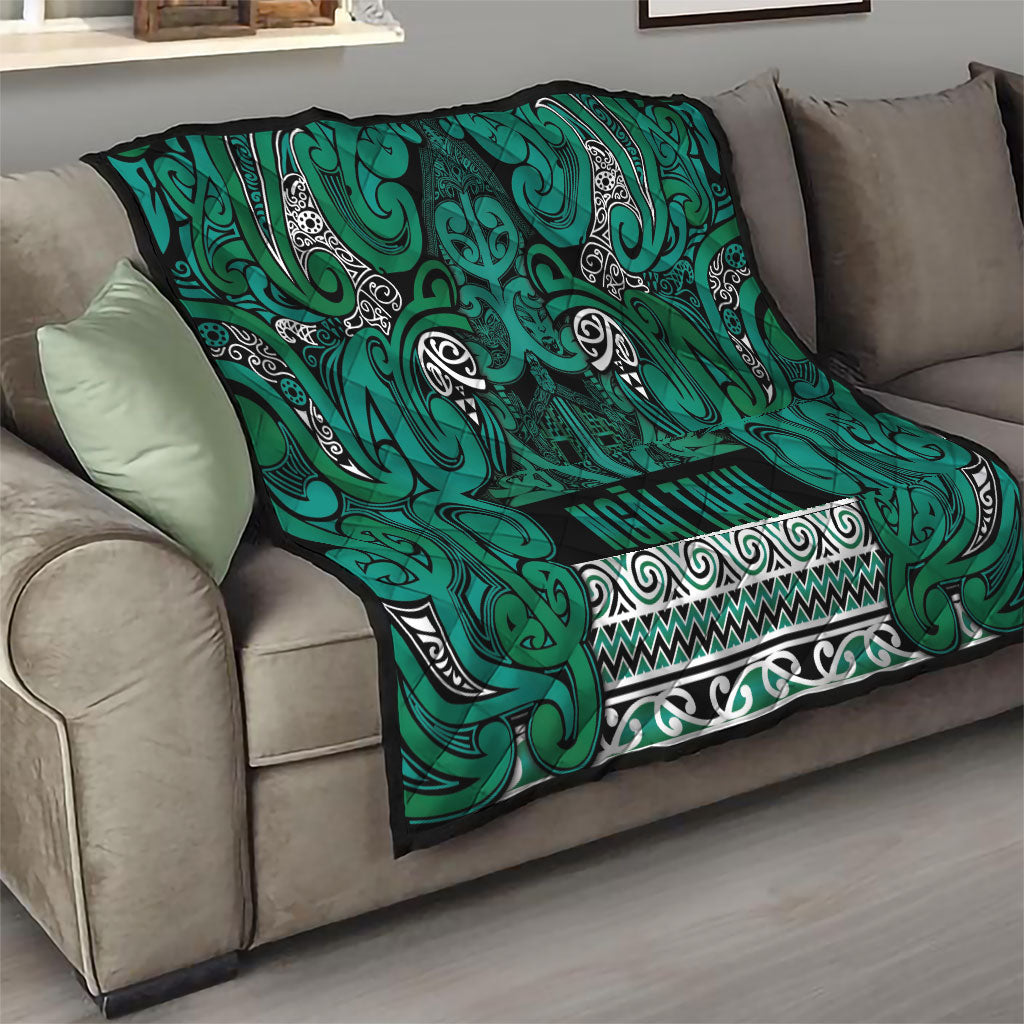 Aotearoa Iwi Ngai Tahu Quilt Maori Wharenui House Tribal Pattern LT9 - Polynesian Pride