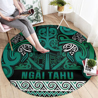 Aotearoa Iwi Ngai Tahu Round Carpet Maori Wharenui House Tribal Pattern LT9 - Polynesian Pride