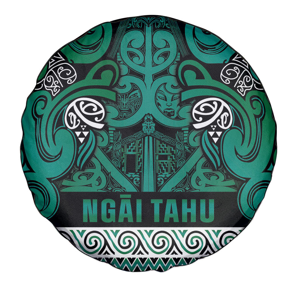 Aotearoa Iwi Ngai Tahu Spare Tire Cover Maori Wharenui House Tribal Pattern LT9 - Polynesian Pride