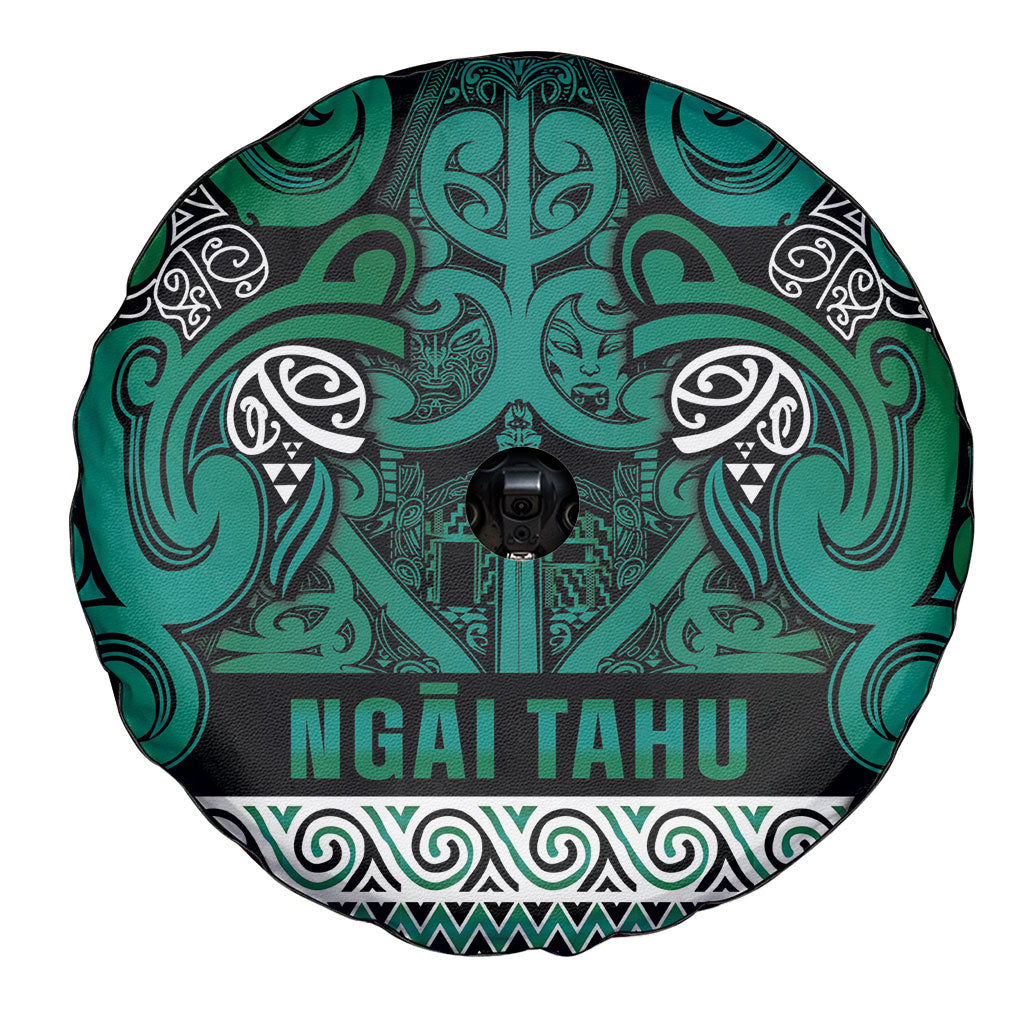 Aotearoa Iwi Ngai Tahu Spare Tire Cover Maori Wharenui House Tribal Pattern LT9 - Polynesian Pride