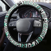 Aotearoa Iwi Ngai Tahu Steering Wheel Cover Maori Wharenui House Tribal Pattern LT9 - Polynesian Pride