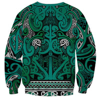Aotearoa Iwi Ngai Tahu Sweatshirt Maori Wharenui House Tribal Pattern LT9 - Polynesian Pride
