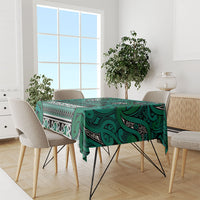Aotearoa Iwi Ngai Tahu Tablecloth Maori Wharenui House Tribal Pattern LT9 - Polynesian Pride