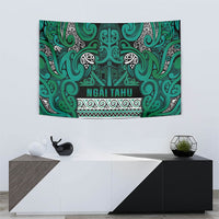 Aotearoa Iwi Ngai Tahu Tapestry Maori Wharenui House Tribal Pattern LT9 - Polynesian Pride