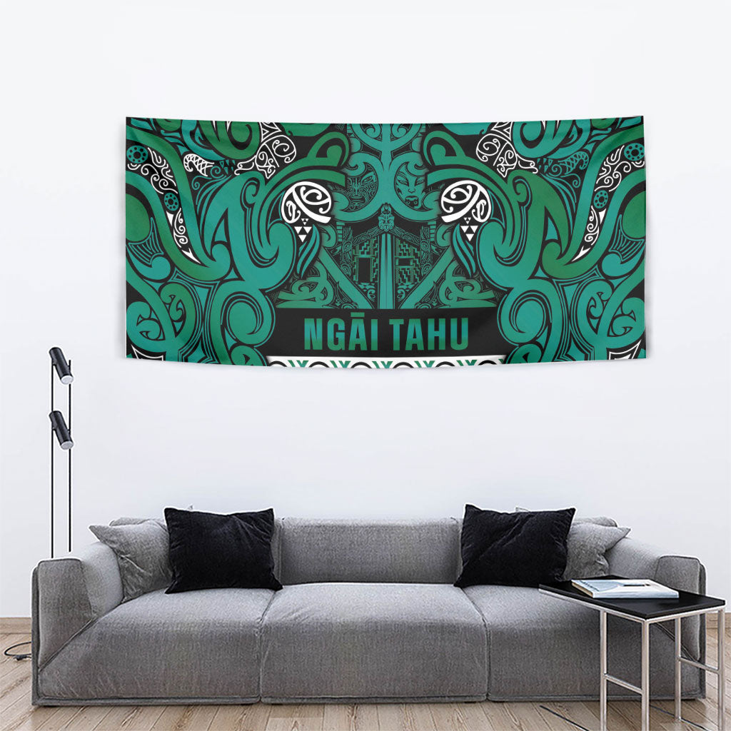 Aotearoa Iwi Ngai Tahu Tapestry Maori Wharenui House Tribal Pattern LT9 - Polynesian Pride
