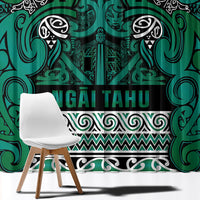 Aotearoa Iwi Ngai Tahu Window Curtain Maori Wharenui House Tribal Pattern LT9 - Polynesian Pride