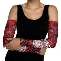 Aotearoa Iwi Ngati Kahungunu Arm Sleeves Maori Wharenui House Tribal Pattern LT9 - Polynesian Pride
