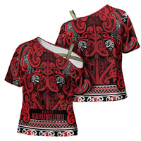 Aotearoa Iwi Ngati Kahungunu Cross Shoulder Shirt Maori Wharenui House Tribal Pattern LT9 - Polynesian Pride