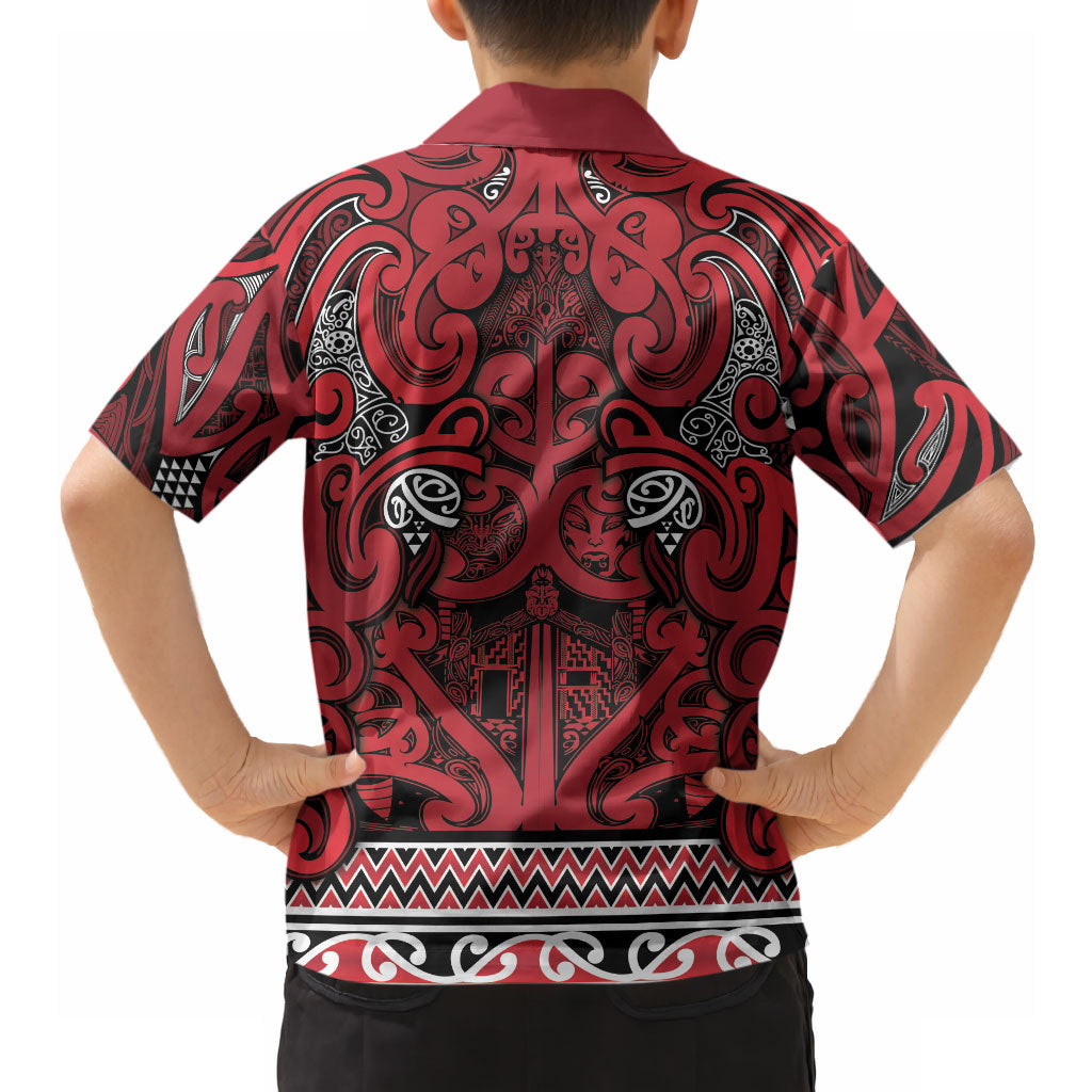 Aotearoa Iwi Ngati Kahungunu Hawaiian Shirt Maori Wharenui House Tribal Pattern LT9 - Polynesian Pride