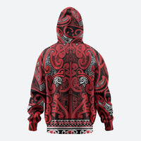 Aotearoa Iwi Ngati Kahungunu Hoodie Maori Wharenui House Tribal Pattern LT9 - Polynesian Pride