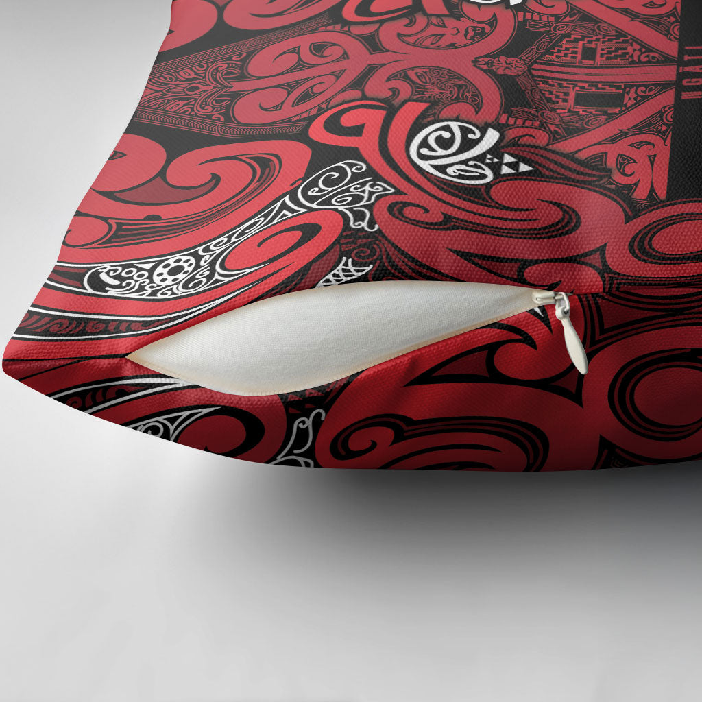 Aotearoa Iwi Ngati Kahungunu Pillow Cover Maori Wharenui House Tribal Pattern LT9 - Polynesian Pride