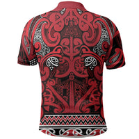 Aotearoa Iwi Ngati Kahungunu Polo Shirt Maori Wharenui House Tribal Pattern LT9 - Polynesian Pride