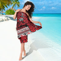 Aotearoa Iwi Ngati Kahungunu Sarong Maori Wharenui House Tribal Pattern LT9 - Polynesian Pride