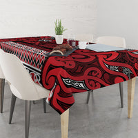 Aotearoa Iwi Ngati Kahungunu Tablecloth Maori Wharenui House Tribal Pattern LT9 - Polynesian Pride